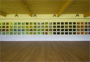 Bau 4, Altb&uuml;ron, 2007,
Die lange Wand, man. Tiefdruck, je 25 x 25cm
