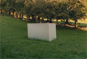 Innerschweizer Skulpturen,Villa Kr&auml;merstein, Kastanienbaum, 1988

Clos lieu, Plexiglas, 3 Seiten je 200 x 300cm