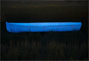 Schiff, Epoxy und Nachtleuchtfarbe,
620 x 170 x 75cm
Skulpturenpark Ennetb&uuml;rgen, seit 12. Mai 2018